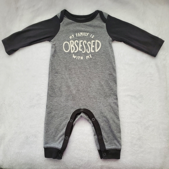 Cat & Jack One Pieces Baby Boy Cat Jack Ls Romper Poshmark